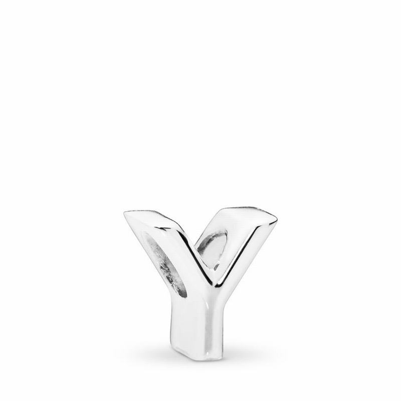 Pandora Letter Y Charm Silver Egypt EY5048213